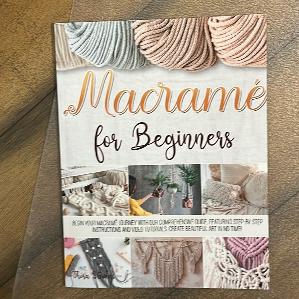 NEW Macrame for Beginners Book